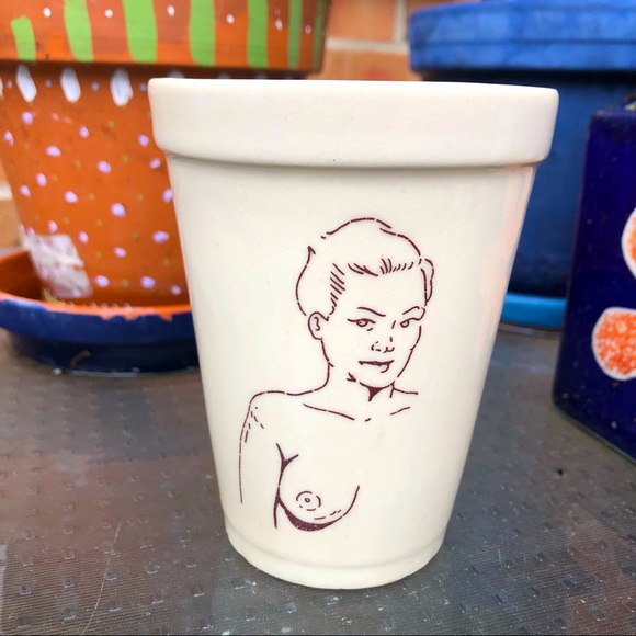 Naked Lady Ceramic Cup